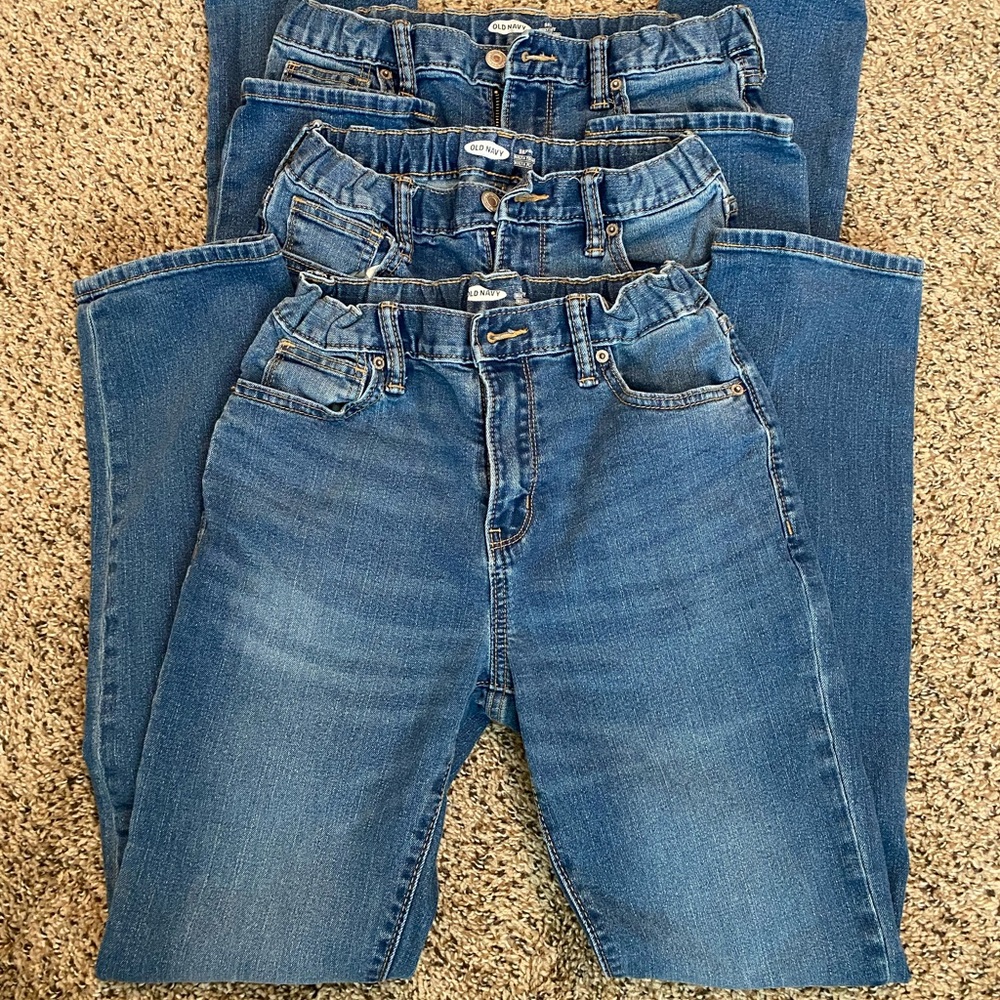 3 pair boys size 16 jeans